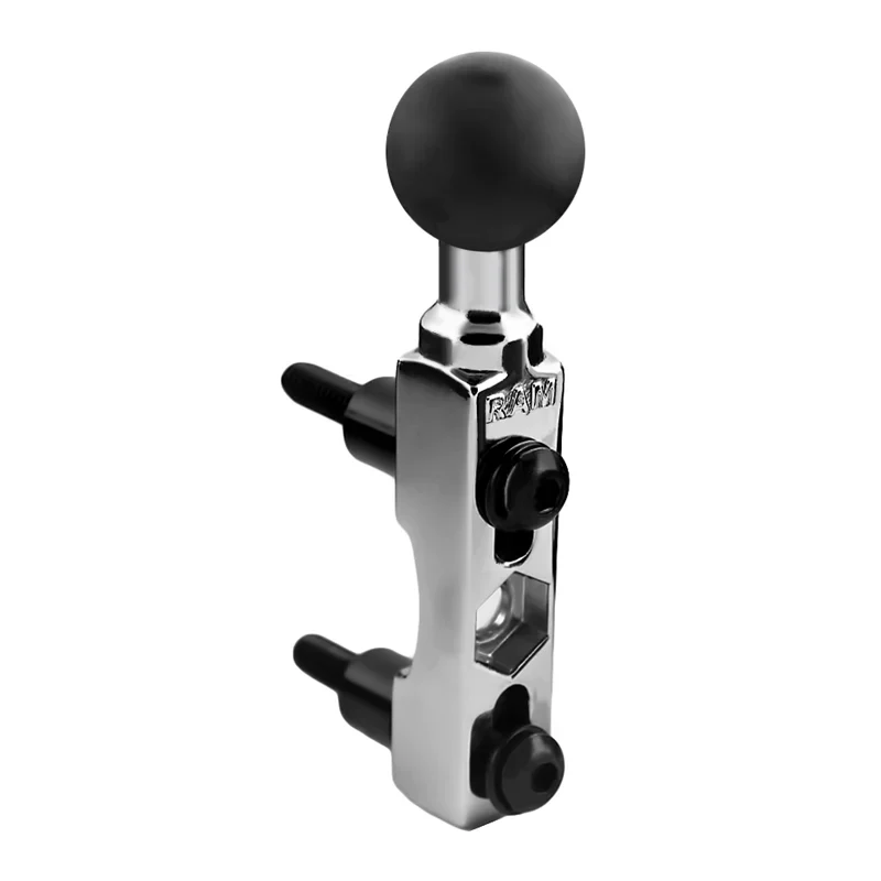 RAM Chrome Motorcycle Brake/Clutch Reservoir Ball Base RAM-B-309-1CHU
