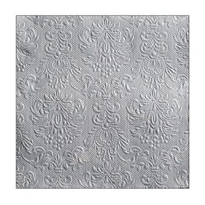 Servett, Struktur silver 33 cm
