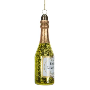 Champagneflaska, Grön glas