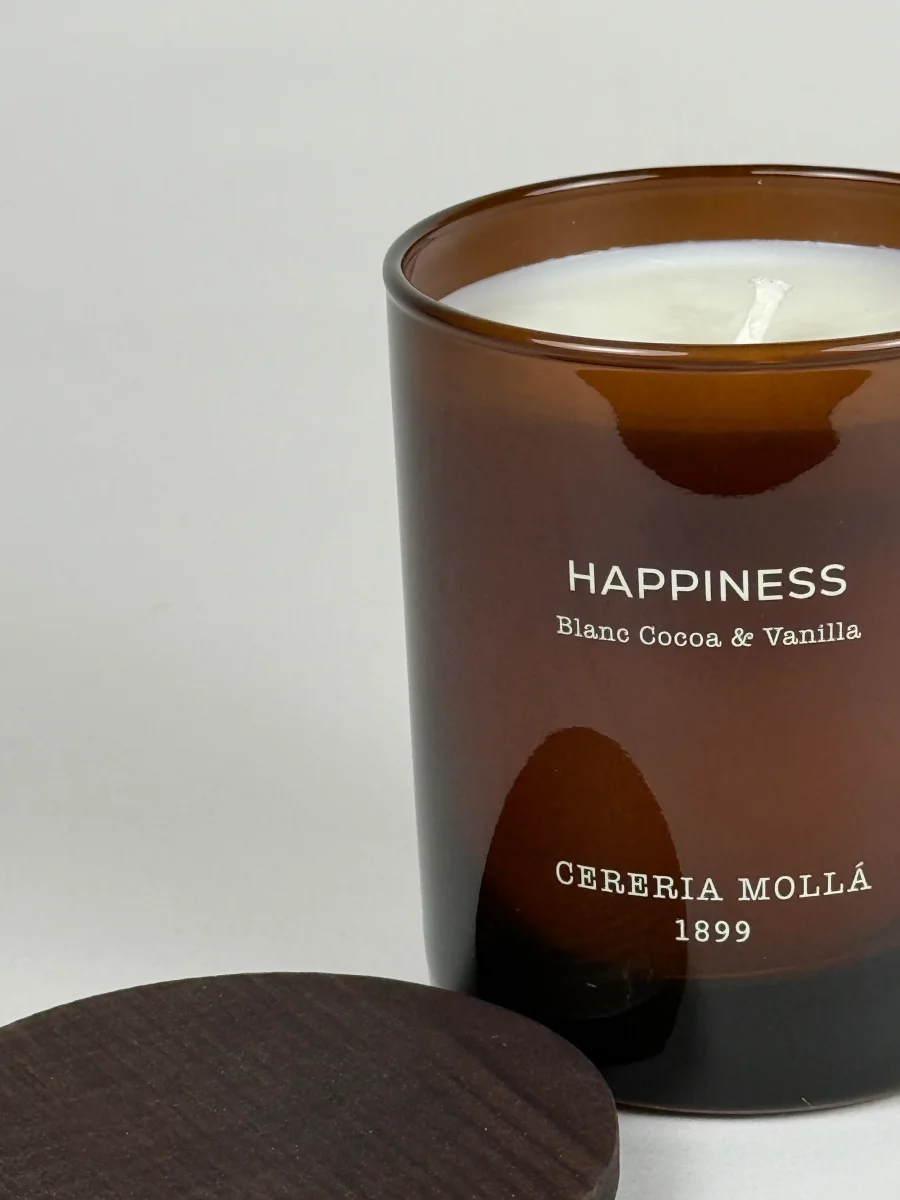 Doftljus Happiness Blanc Cocoa & Vanilla, Cerería Mollá 1899 - Bild 3