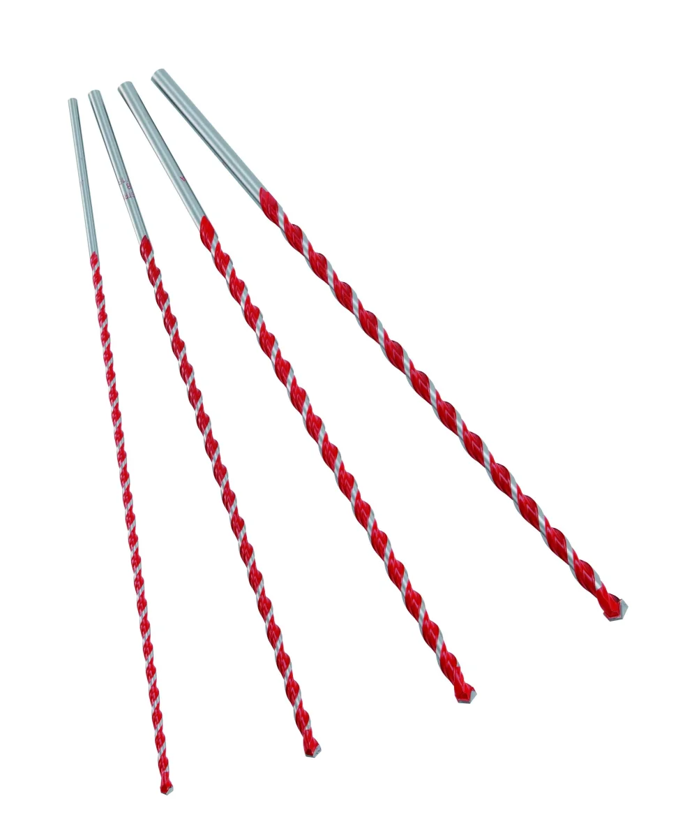 Alpen Profi Multicut Box med 4 borrar Ø 6-8-10-12 L=400mm runt fäste