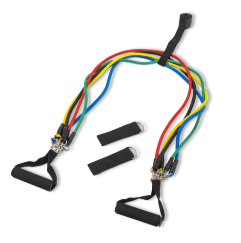 Elastiskt träningsband Resistance tubes 11-del - Bild 2