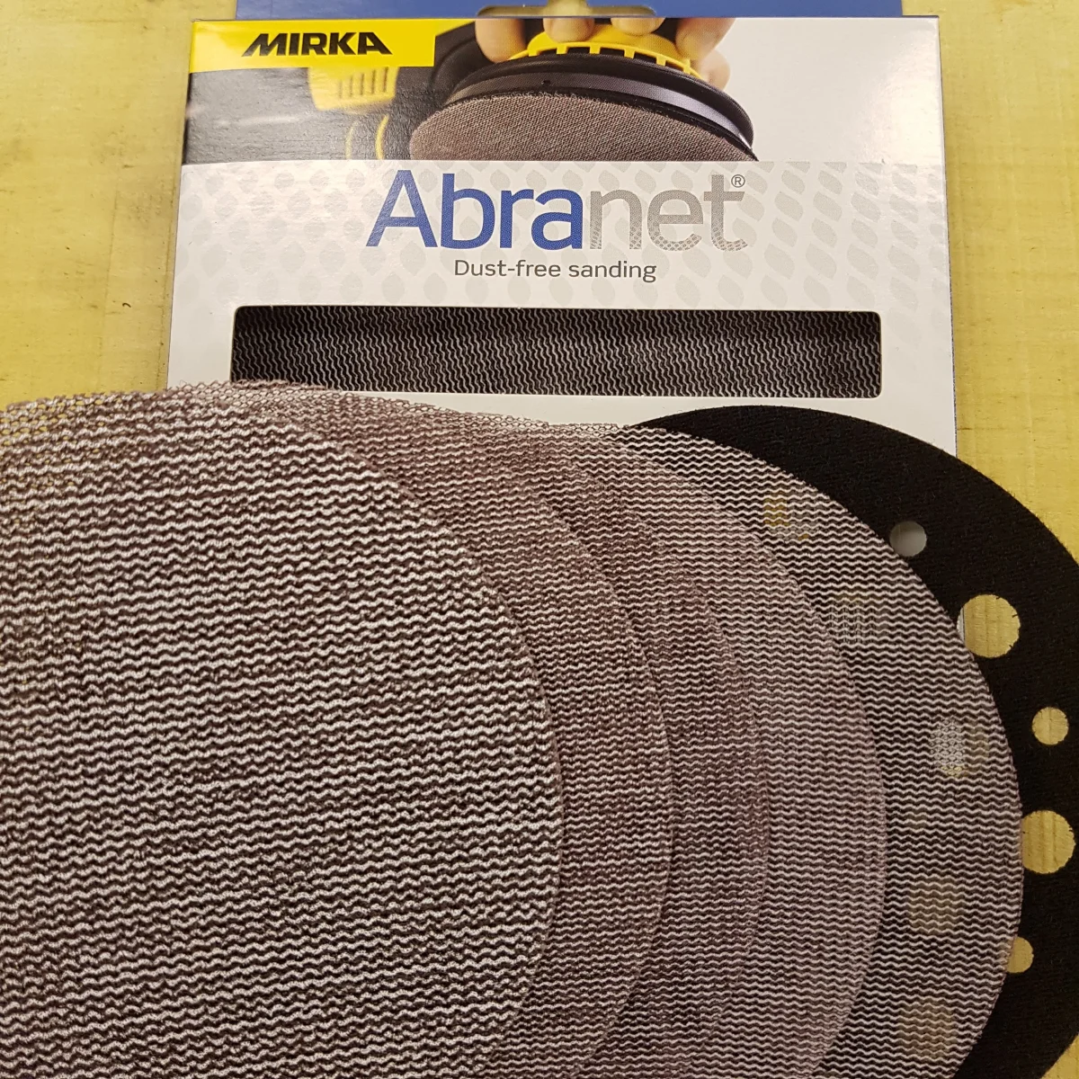 Abranet startkit 125mm Pad Saver och 5 st slipnät 80, 120, 180, 240 och 320 - Bild 4