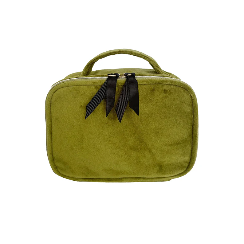 Necessär Grön sammet, bag-all - Bild 2