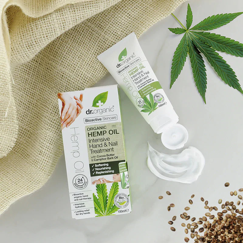 Dr. Organic Hand - Intenstive Hand & Nail Treatment - Handkräm - Hemp Oil - 100ml - Bild 3