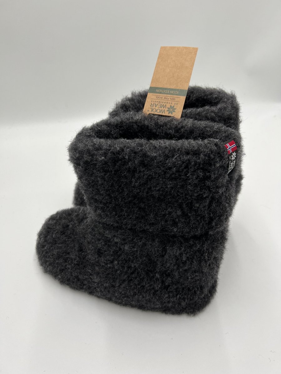 Wool Wear Tofflor, 100% Ren Ull - Bamse-stövel