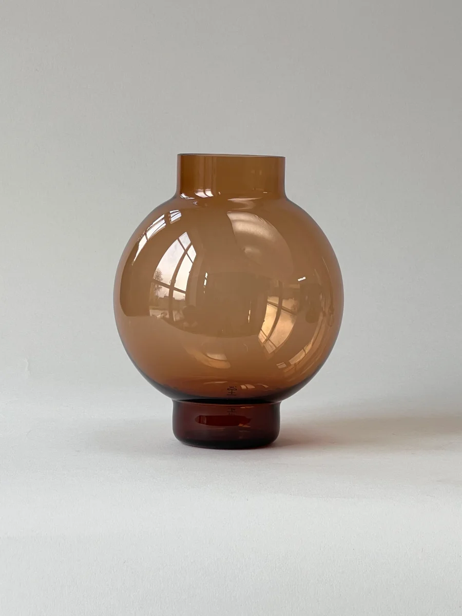 Tokyo vas/ljuslykta Bärnsten 15 cm - Bild 2
