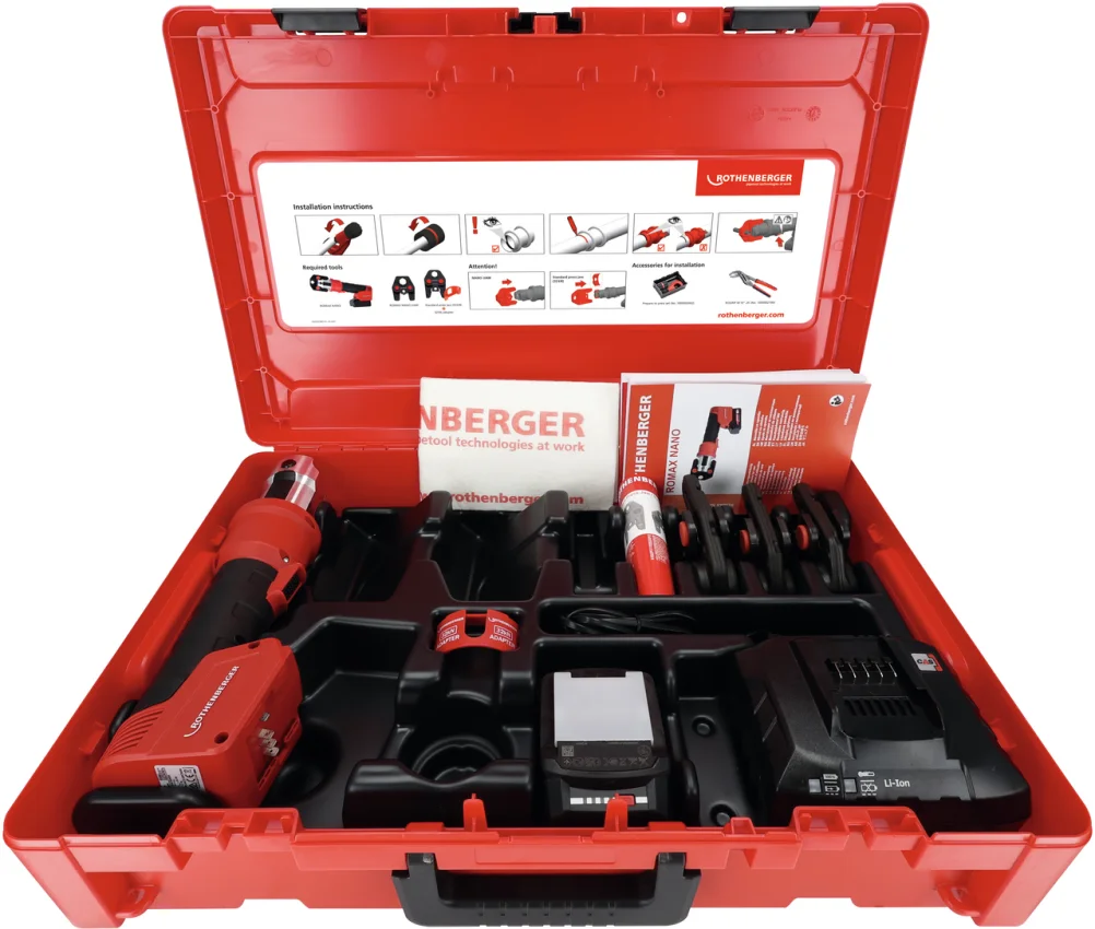 Rothenberger ROMAX NANO SET IJAW SV15-22-28 2AH,EU,CAS 1000005046 - Bild 2