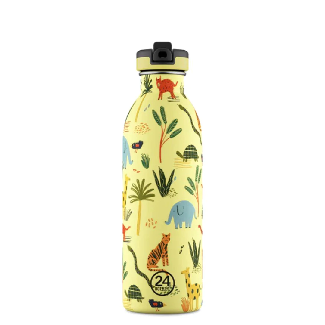 24Bottles barnflaska, 500ml - Jungle Friends (Stone Finish) - Bild 2