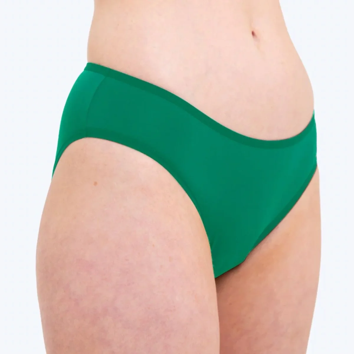 WUKA Menstrosor Badtrosa - Bikini - Light/Medium flow, Tennis Green - Bild 2