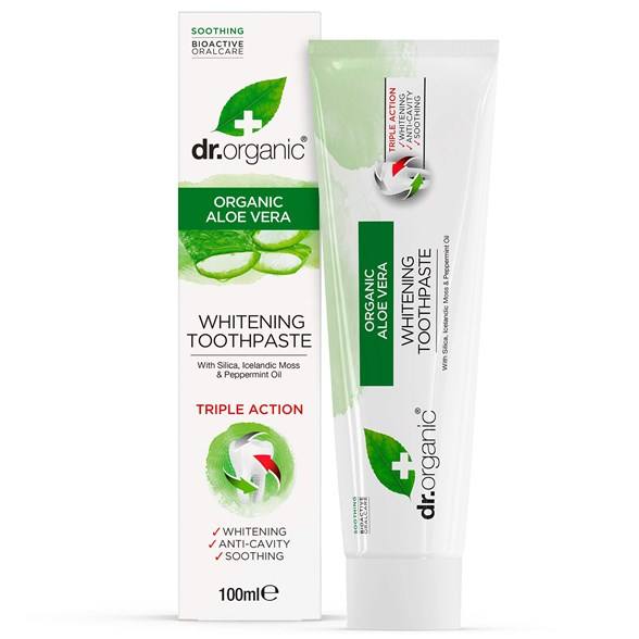 Dr. Organic Toothpaste - Tandkräm - Aloe Vera - 100ml - Bild 3
