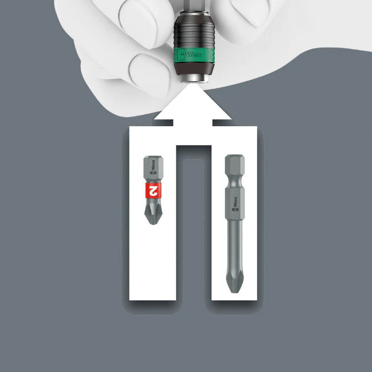 Wera 838 RA-R M bitshandtag med spärrfunktion, 1/4" - Bild 7