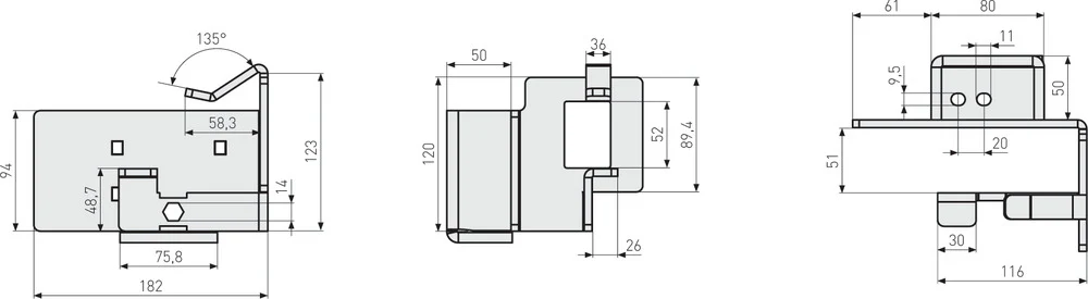 ABUS Containerlås ConHasp 230/100 m/Vitess cylinder för tex hyrcontainer - Bild 6