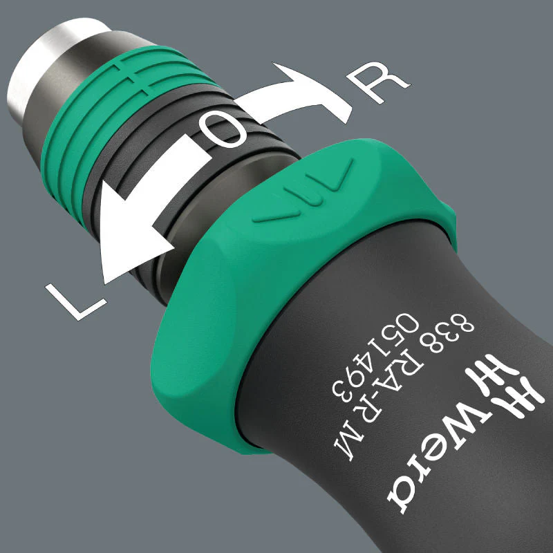 Wera 838 RA-R M bitshandtag med spärrfunktion, 1/4" - Bild 4