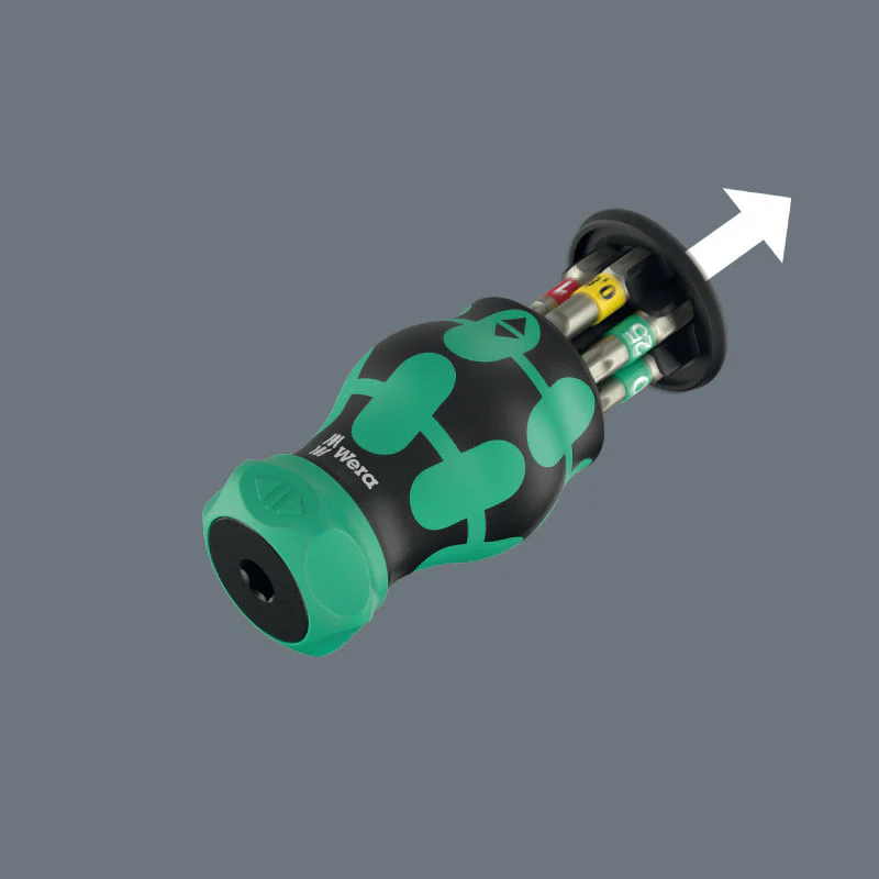 Wera Kraftform Kompakt Stubby magasin RA 1, 6 delar - Bild 3